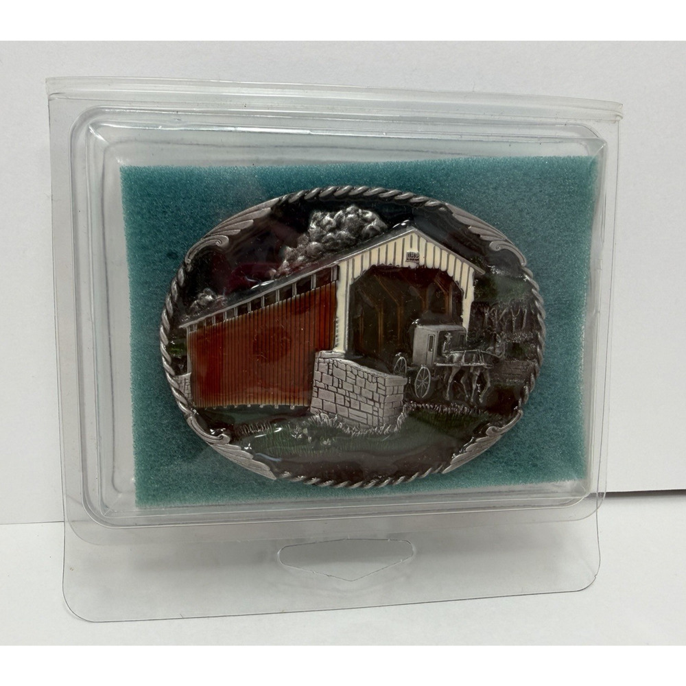Siskiyou Buckle Co. 1990 Limited Edition 187/500 Lancaster County, PA Bridge